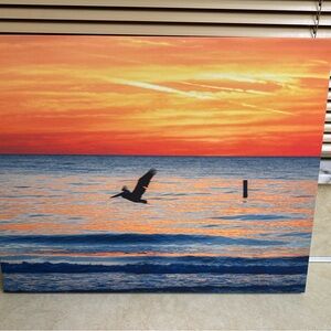 Sunset Ocean Canvas Art